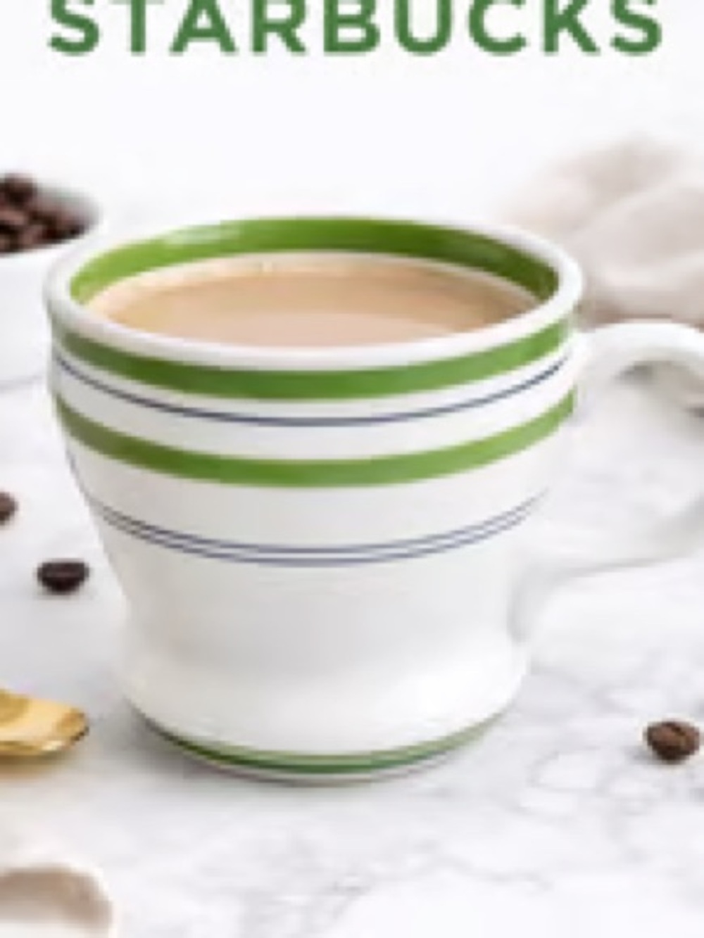 Starbucks Summertime Retro Diner Style Coffee Mug Sweet!